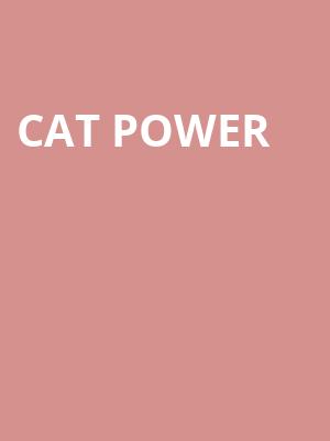 Cat Power, Mcdonald Theatre, Eugene