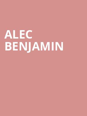 Alec Benjamin, Mcdonald Theatre, Eugene