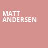 Matt Andersen, Wow Hall, Eugene